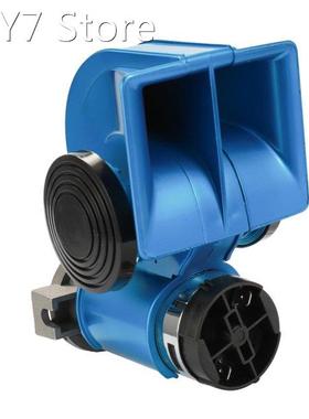 Auto Twin Dual Tone Compact Air Loud Horn 12V 150dB Compress