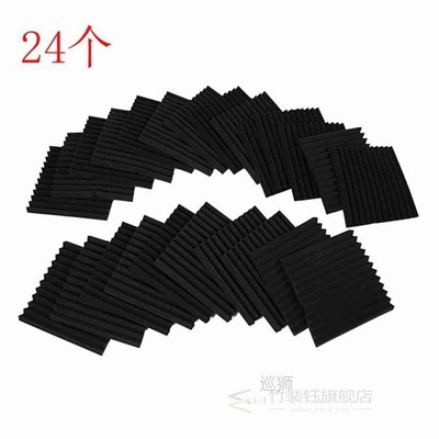 24 pcs 1 X 12 X 12 inch Soundproofing Foam Studio Acoustic P