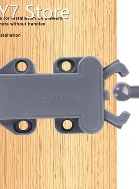 6 Sets Rebound Door Latches Nylon Cabinet Drawer Rebound Sel