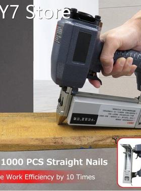 Pneumatic Brad Nailer Hold 1000 PCS Straight Nails 0.4 to 1.