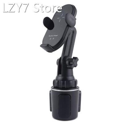 10W Qi Fast Wireless Charger Auto-Clamping Car Cup Phone Mou