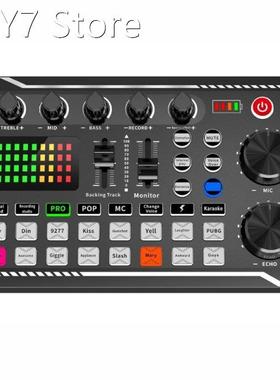 F998 Sound Card Microphone Sound Mixer Sound Card Audio Mixi