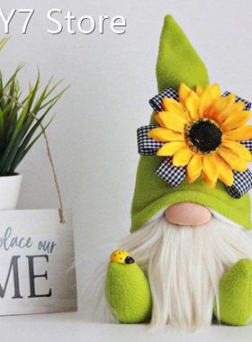 Spring Sunflower Bumble Bee Festival Striped Gnome Swedish H