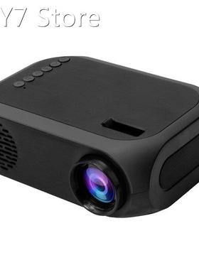 US Plug LED Portable Projector Projector USB Recha