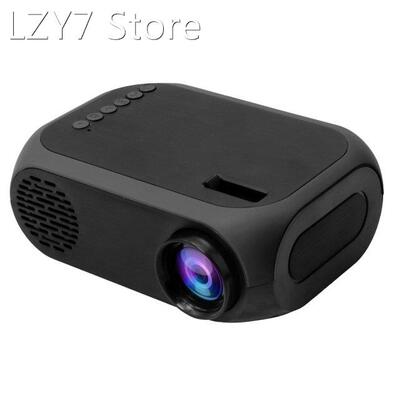 US Plug LED Portable Projector Projector USB Recha
