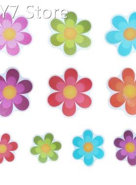 10pcs/set cute Anti Non Slip Mat Flower Bathtub Stickers Saf