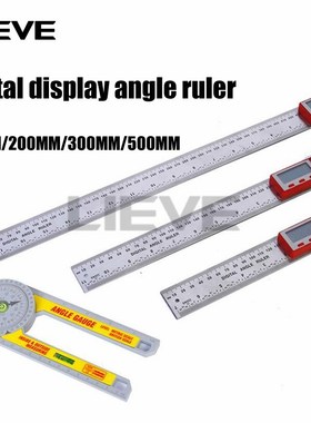 300MM/500MM Digital protractor Angle ruler 200mm 8inch angle