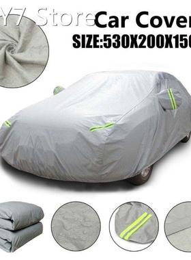 Universal Full Car Cover 2 Layer Thicken Cotton Lined Dustpr