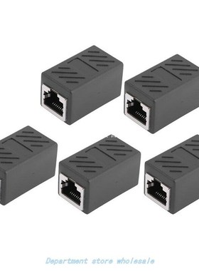 5x RJ45 Inline Coupler Cat7 Cat6 Cat5e Ethernet LAN Network