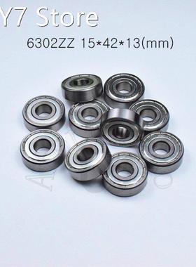 10pcs 6302ZZ 15*42*13(mm) chrome steel Metal Sealed High s