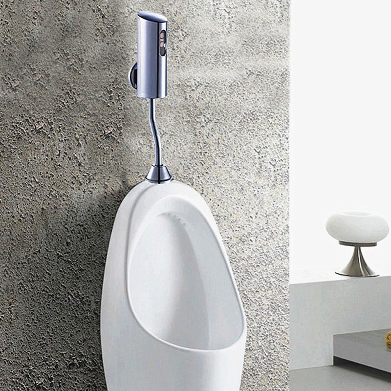 toilet wall mounted back spud into water urinal flush valve,