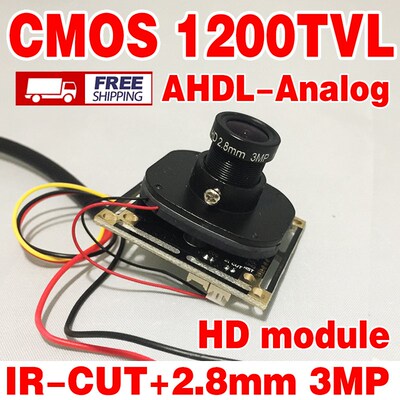 Real 1200TVL HD Color 1/4CMOS FH8510+3006 Analog 960P cvbs F