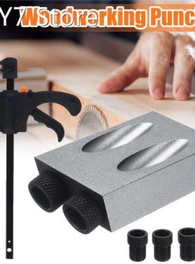 8PCS/Set 6mm 8mm 10mm Woodworking Pocket Hole Jig Angle Dril