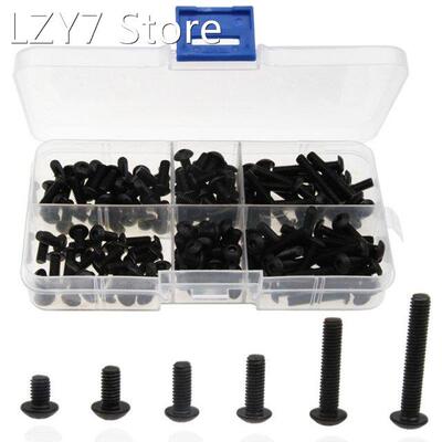 ZENHOSIT 170pcs Hexagon Screw 304 Stainless Steel Black Rou