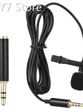 A001 Portable Clip-on Lapel Condenser Mic Wired Microph