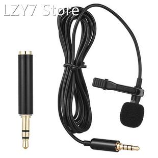 A001 Portable Clip-on Lapel Condenser Mic Wired Microph
