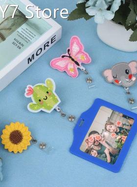 4pcs Cartoon Elephant Butterfly Pattern Cute Retractable Bad
