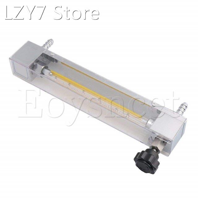 10.7x3.4x23.9cm Acrylic LZB-6 Water Liquid Flowmeter 2.5-25