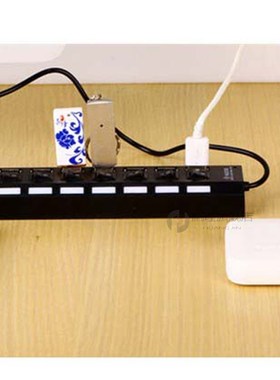 4 Ports USB Hub 2.0 High Speed 480Mbps Hub USB On Off Switch