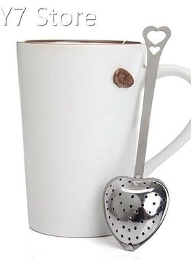 1 Pcs Stainless Steel Spoons Heart Shape Tea Infuser Spoon S