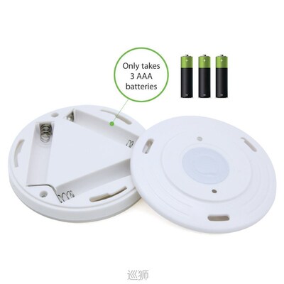 New 6 LED Bedside Table Lamps Touch Lamp Night Light Battery