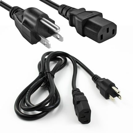 USA Plug Power Cable Cord US 3Pin Male Plug to IEC 320 C13 S