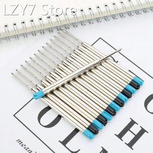 5pcs Metal Ball Pen Core Parker Pen Refill Compatible Ballpo