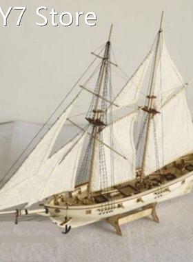 DIY Ship Assembly Model Kits Wooden Sailing Boat Scale Model