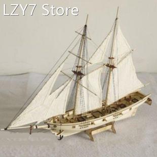 DIY Ship Assembly Model Kits Wooden Sailing Boat Scale Model