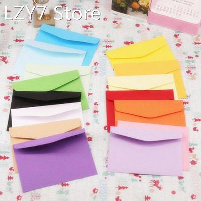 10pcs/pack Colorful Envelopes Paper Retro Blank Paper E