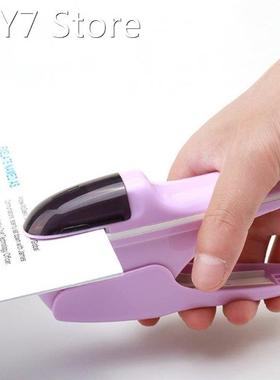 No Staples Nail Free Stapler Cute Paper Book Binding St