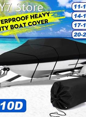 210D Winter Snow Cover barco Boat Cover 11-22Ft Waterproof S