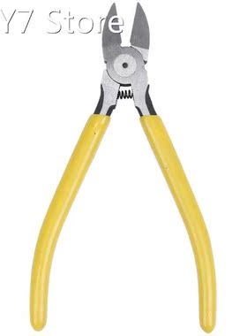 6 Yellow Plastic Coated Grip Diagonal Pliers Wire Side Cutt