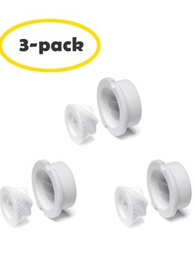 3-Pack Ceramic Grinder for Wood Salt and Pepper Mill