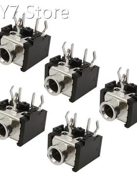 PJ-306 3.5mm Headphone Socket PJ306 3.5 mm 5 Pin DIP Stereo