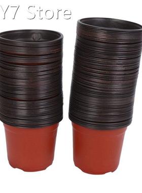 150Pcs 4.72 Inch Plastic Flower Seedlings Nursery Supplies P