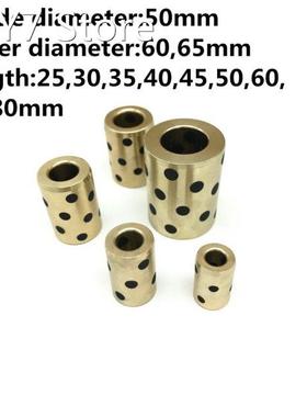 Inner diameter 50mm linear graphite copper set bearing coppe