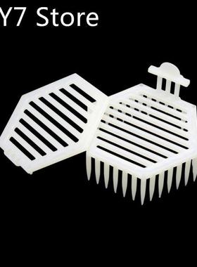 Hexagon Plastic Needle Queen Bee Cage Captivity Bee Queen fo