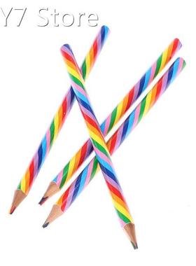 4Pcs Concentric Rainbow Pencil Crayons Colored Pencil Set Ar