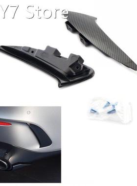 Rear Bumper Spoiler Air Vent Trim Shiny Black Sport Lip Spli