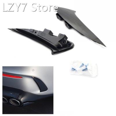 Rear Bumper Spoiler Air Vent Trim Shiny Black Sport Lip Spli