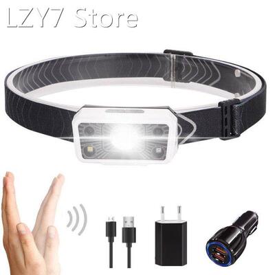 Newest Rechargeable LED Headlamp Body Motion Sensor Headligh