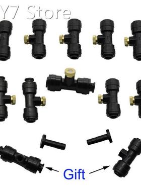 10 Sets 1/4 Inch Tube OD Plastic Slip Lok (Quick Connect) Ga