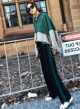 Slightly fat set female fat mm2018 new slimming size autumn