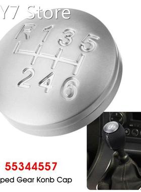 6 Speed Car Manual Gear Shift Knob Badge Cap Cover Case For