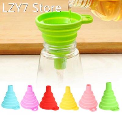 Collapsible Funnel Silicone Foldable Funnel for Water Bottle