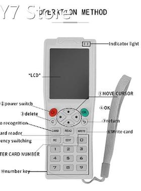 ICopy 5 RFID NFC Copier IC ID Reader Writer Duplicator Engli