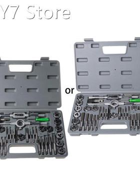 R9UC 40 Pcs Metric Tap Die Set Hand Threading Tool Tungsten