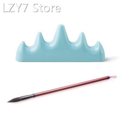 Retro Chinese Brush Holder Rack Calligraphy Brush Displaying