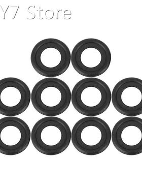 10Pcs Black Rubber Oil Drain Plug Gaskets Washer Replacement